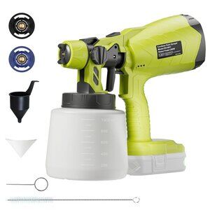 Brushless Cordless Paint Sprayer for Ryobi 18V Battery (Battery Not Included)